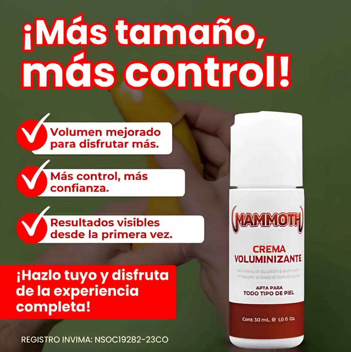 MAMMOTH โ Crema รntima Masculina