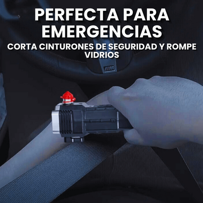 Linterna Táctica Multiuso 4 en 1 - Recargable y de Emergencia