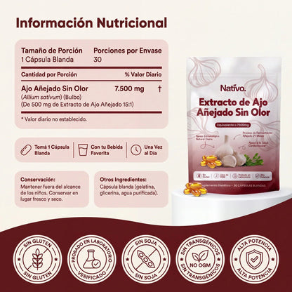Extracto de Ajo Añejado